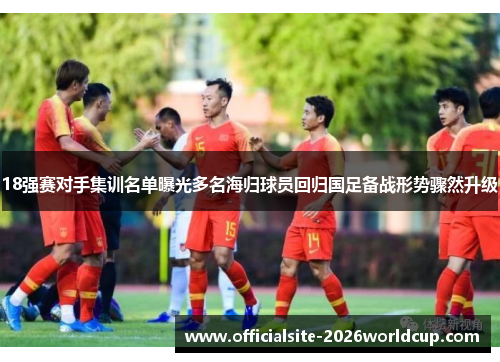 18强赛对手集训名单曝光多名海归球员回归国足备战形势骤然升级 18强赛对手集训名单曝光多名海归球员回归国足备战形势骤然升级
